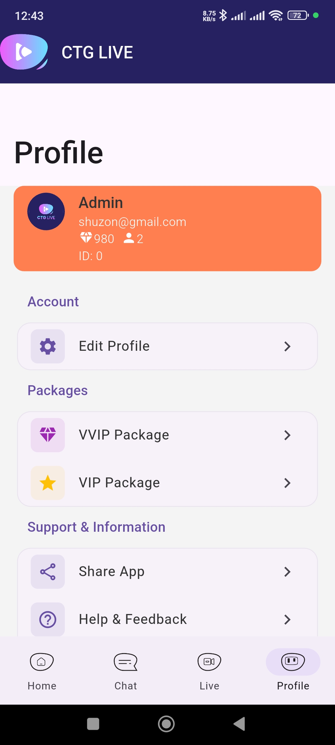 Join Live Events on CTGLive